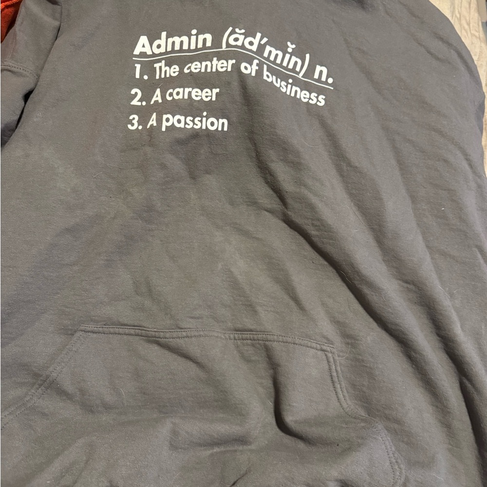 Gildan Dark Gray Admin Hoodie